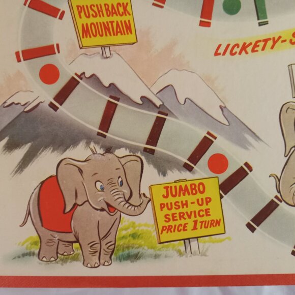 1957 THE HAPPY LITTLE TRAIN Game Board - Just the Game Board - Picture 8 of 10